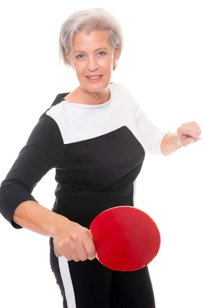 Active senior woman — Stock Photo, Image