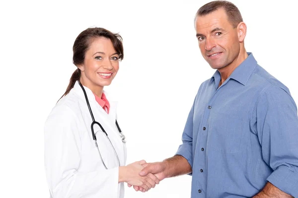 Doctor with patient — Stock Photo, Image