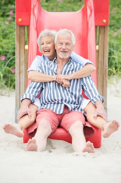 Pasangan senior yang aktif — Stok Foto