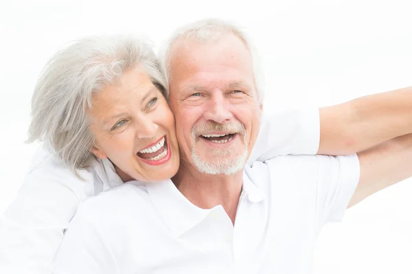 Feliz pareja de ancianos — Foto de Stock