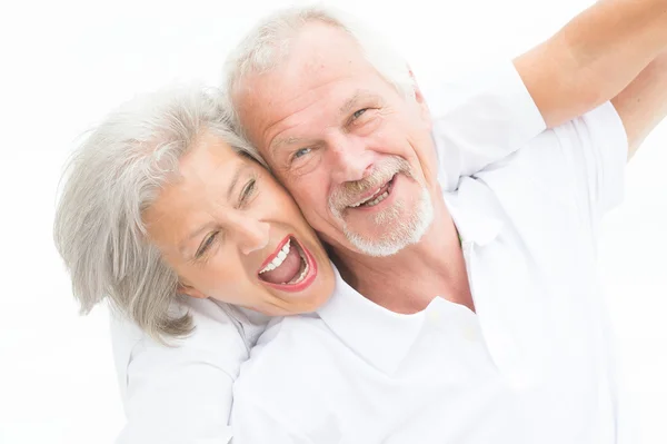 Feliz pareja de ancianos — Foto de Stock