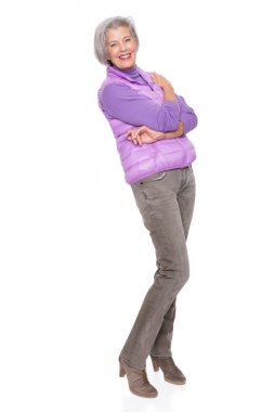 gülümseyen kadın kıdemli