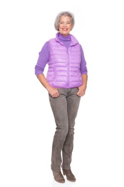 gülümseyen kadın kıdemli