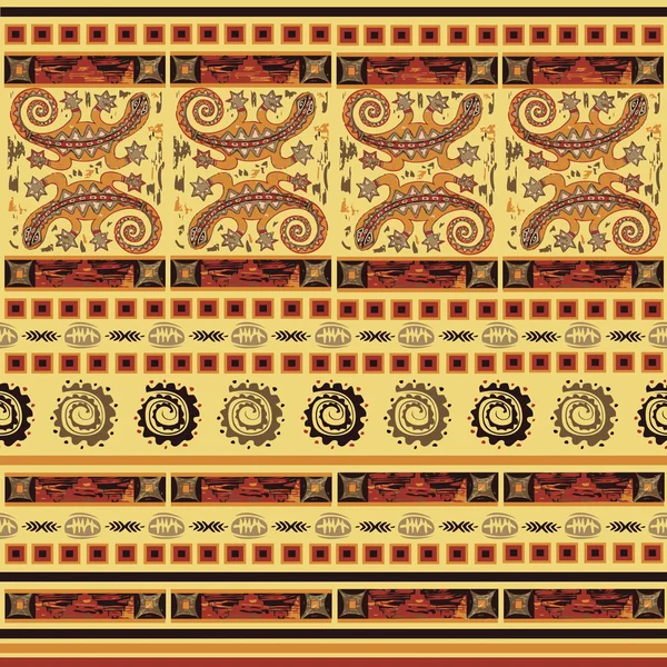 Modèle avec des motifs africains — Image vectorielle