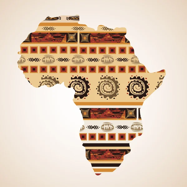 África ornamentale — Vetor de Stock