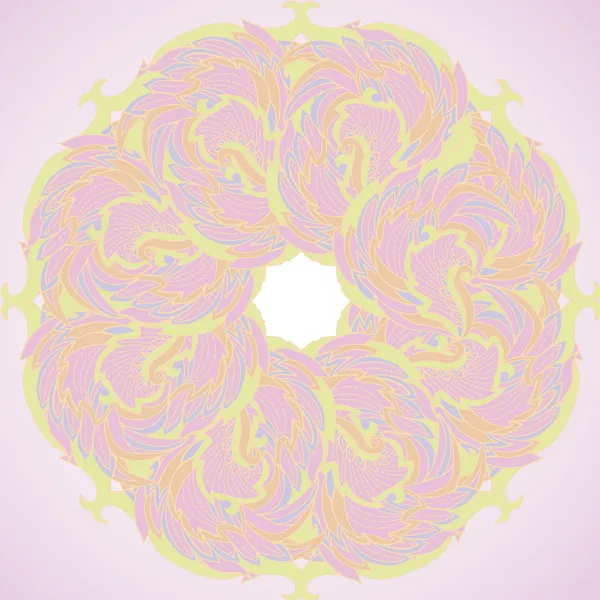 Kreisförmige Komposition in sanften Tönen — Stockfoto