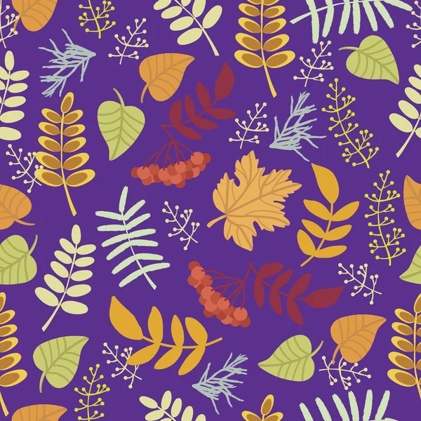 Herfst decoratief patroon — Stockvector