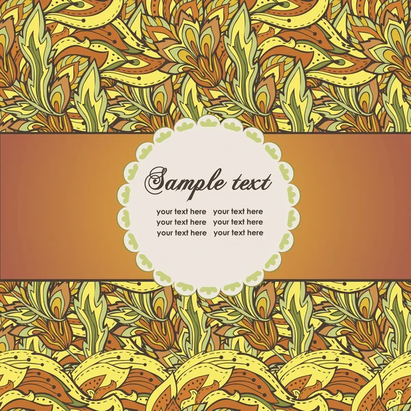 Autumn gold background — Stock Vector