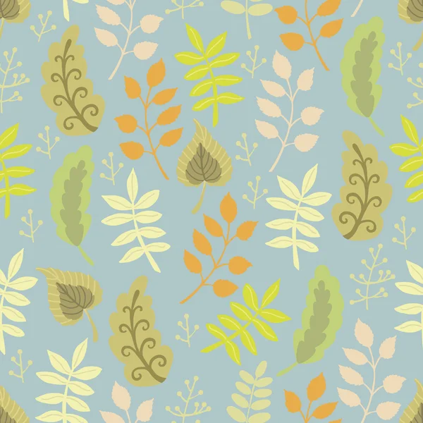 Cute autumn pattern — Stock Vector