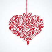 Prolamované srdce pro den svatého Valentýna