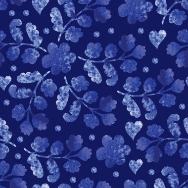 çiçekli güzel vintage suluboya desen