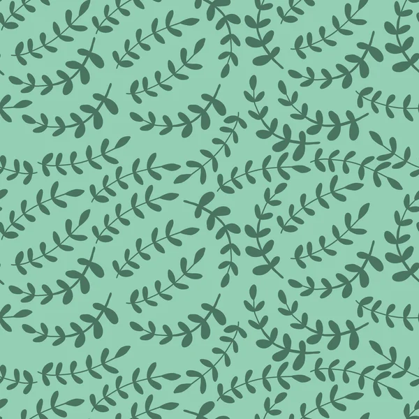 Gröna blad mönster bakgrund — Stock vektor