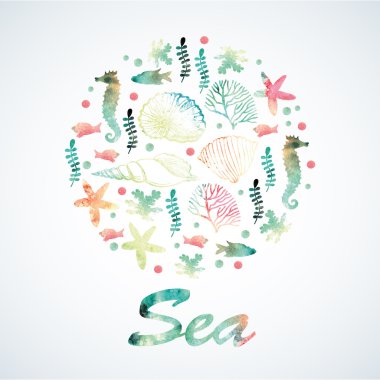 suluboya deniz motifleri.