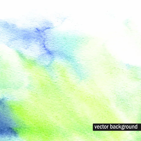 Lente abstracte aquarel achtergrond. — Stockvector