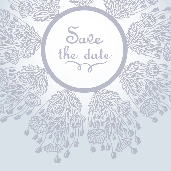 Save the date — Stock Vector