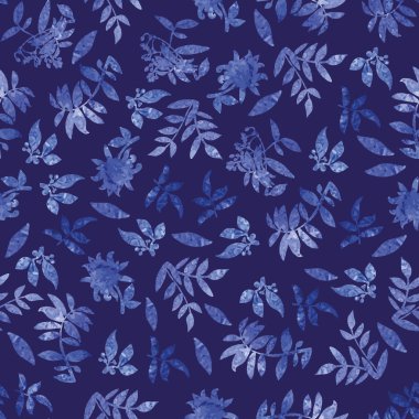 çiçek seamless modeli çizilmiş