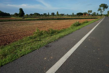 Asfalt yolun bulanıklığı 