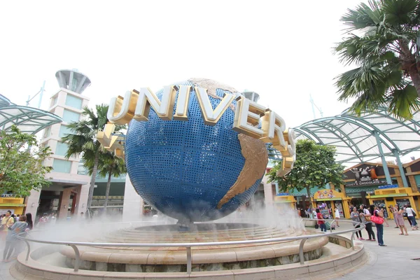 SINGAPORE - January 16 UNIVERSAL STUDIOS SINGAPORE at Singapore Resorts World Sentosa on January 16, 2014 in Singapore — Stock Photo, Image