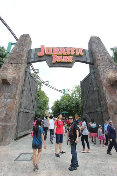 Singapur - 16 Ocak universal studios singapore, singapore resorts dünya sentosa Singapur 16 Ocak 2014 — Stok fotoğraf