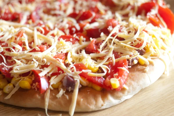 Pizza con patate — Foto Stock