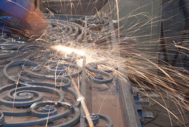 işçi kaynak metal. üretim ve İnşaat
