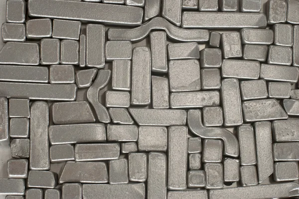 Bitar av metalliska delar — Stockfoto