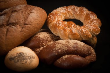 Fırında ekmek çeşitleri.