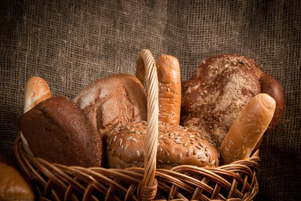 Healthy meal with bread , cereals — Stock Photo, Image