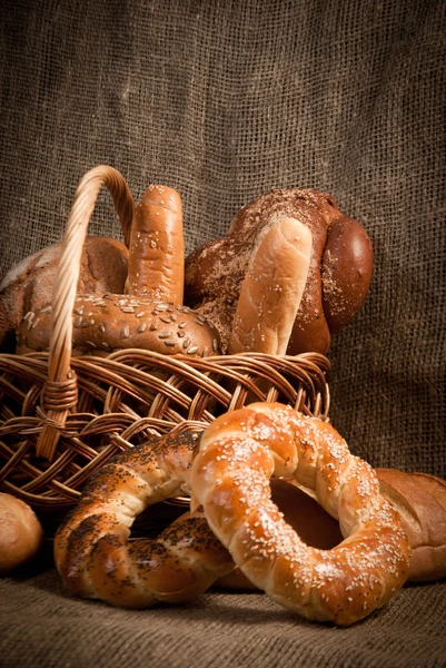 Zdrowy posiłek chleb, zboża — Zdjęcie stockowe