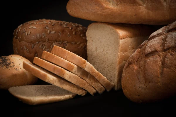 Wyciąć loave chleba — Zdjęcie stockowe