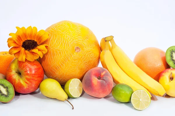 Асортимент екзотичних фруктів — стокове фото