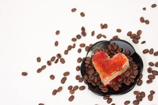 Foto von niedlichen Kaffeetasse mit Keksen — Stockfoto