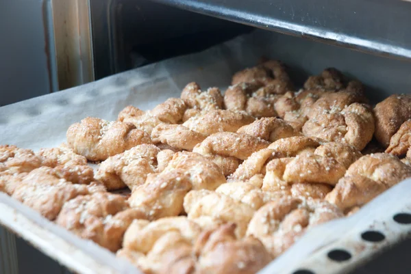 Close up van Croissants. Rechtenvrije Stockfoto's