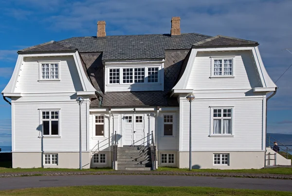 Island - hofdi dům v Reykjavíku Stock Snímky