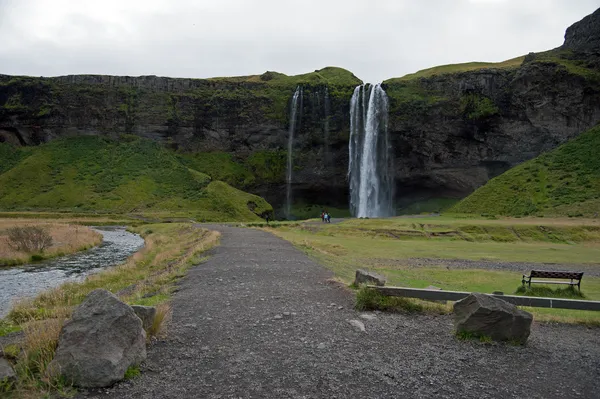 Iceland - Southern Iceland - Seljalandsfoss — Stock Photo, Image