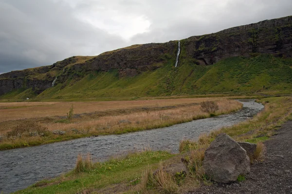 Island - södra Island - seljalandsfoss — Stockfoto