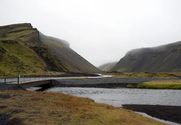 İzlanda - Güney İzlanda - nehir eldgja — Stok fotoğraf