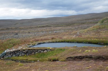 Iceland - Through wild highlands clipart