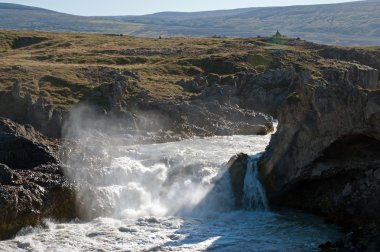 İzlanda - kuzeydoğu - şelale godafoss