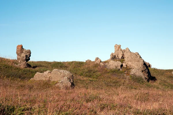 Island - nordost - vattenfall godafoss — Stockfoto