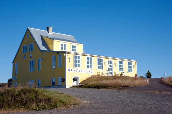 Island - nordost - guest house godafoss — Stockfoto