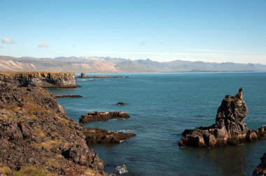 İzlanda - west - Yarımadası sneifellsnes - uçurumlar