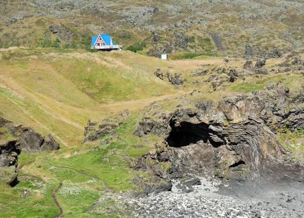 IJsland - de west - schiereiland sneifellsnes — Stockfoto