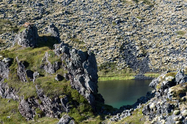 Island - západ - poloostrov sneifellsnes — Stock fotografie