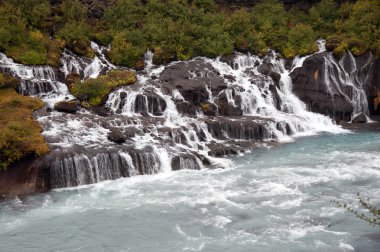 İzlanda - Batı - hraunfossar