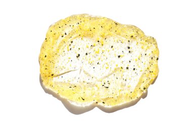 Yüz ovma dokusu. Cilt kremi kozmetik. Organik felç