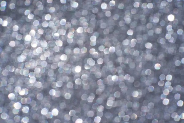 Bokeh circle with silver sparkles background. Grey glitter backdrop. Monochrome — Stock Photo, Image