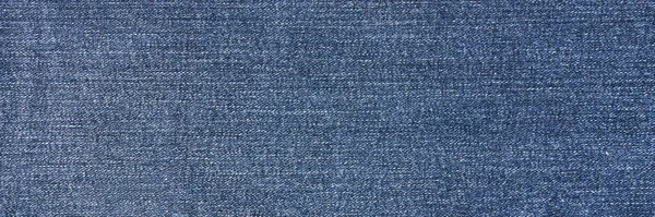 Textura de jeans azul. Têxtil em branco. Tecido macio. Superfície plana — Fotografia de Stock