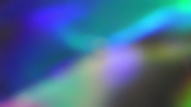 Arrière-plan vidéo liquide holographique. Papier couleur pastel. Design tendance feuille rétro — Video