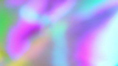 Holografik sıvı video arka planı. Pastel renkli kağıt. Retro folyo trend tasarımı